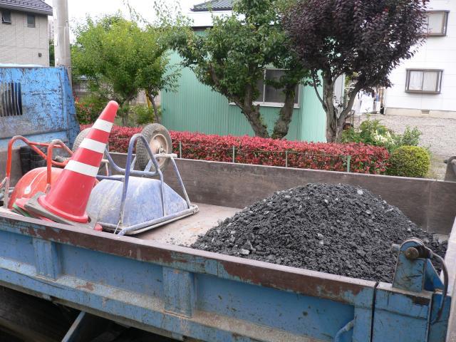 栃木小山　浴室リフォームに使用するコンクリート